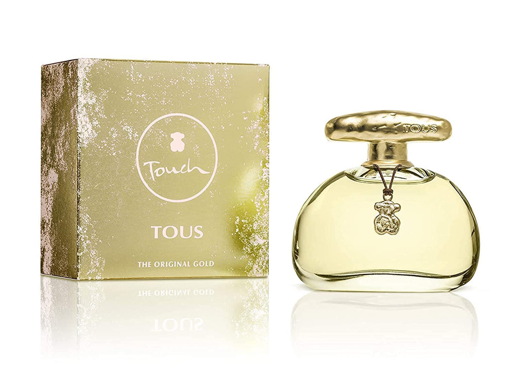 Tous TOUCH The Original Gold, Eau de Toilette para Mujer, Fragancia Floral Afrutada, 100 ml con Vaporizador, 04731061