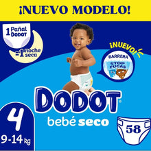 Carregar imagem no visualizador da galeria, Dodot - Fraldas Bebé Seco T4 9-14 Kg com 58 Unidades

