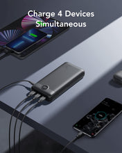 Carregar imagem no visualizador da galeria, VEGER 30000mAh Bateria Externa Power Bank con Pantalla LED Bateria Portatil USB C Carga rapida PD 20W QC 3.0 con 2 Entradas y 4 Salidas Compatible con iPhone, Samsung, Huawei, Tableta y más.
