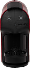 Załaduj obraz do przeglądarki galerii, Delta Q Cafeteira para cápsulas Delta Q Quick vermelha, para bebidas quentes e cafés, simples e prática, design elegante, fácil de usar, potência de 1200 W
