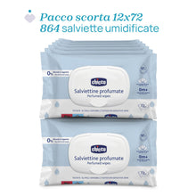 Carregar imagem no visualizador da galeria, Toallitas Multiuso Para Bebés, Con Clip, Sin Alcohol, Perfumadas, Adecuadas Para Pieles Sensibles, Megapack de 864 Toallitas, 12 Paquetes de 72 Toallitas Cada Uno
