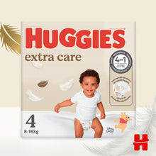 Carregar imagem no visualizador da galeria, Huggies Extra Care Pañales para Bebé con Diseños Disney Talla 4 (8-16 kg), Materiales Suaves y Delicados, Hipoalergénicos, 33 Pañales
