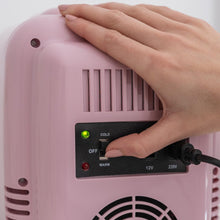 Carregar imagem no visualizador da galeria, Flamingueo Nevera Pequeña - Mini Nevera 4L, Nevera Cosmeticos, 12V/220V, Mini Neveras Para Habitacion, Nevera Skincare
