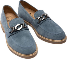Carregar imagem no visualizador da galeria, CAPRICE FOOTWEAR Loafer AVA Mujer Mocasines Cuero Crute Auténtico Elegantes Slip-On con Cadena Vogue Comodidad Diaria
