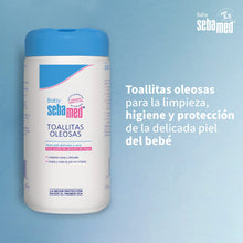 Carregar imagem no visualizador da galeria, Sebamed Baby Toallitas Oleosas - Limpieza suave y eficiente y protección higiénica frente a la irritación de la delicada piel del bebé, Dermatológicamente probado, 70 unidades
