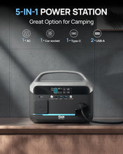 Carregar imagem no visualizador da galeria, Daran - Estación de energía portátil de 300 W, generador de batería LiFePO4 de 268.8 Wh (sobretensión) de 260 W, generador solar con carga rápida USB-C PD60 W, toma de CA de onda sinusoidal pura,
