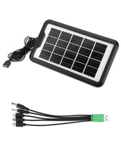 Carregar imagem no visualizador da galeria, QWORK® Mini Panel Solar USB para Teléfono - 3.5W 6V 600mA Impermeable IP65 - para Senderismo, Camping, Actividades al Aire Libre
