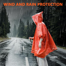 Carregar imagem no visualizador da galeria, flintronic Poncho de Supervivencia, 3 PCS Mantas Térmicas de Emergencia, Impermeable Resistente al Desgarro, Manta de Aluminio Reversible para Emergencias o Primeros Auxilios
