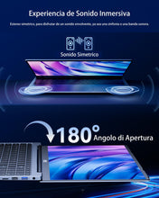 Carregar imagem no visualizador da galeria, AOC Ordenador Portatil con Intel 7 [Supera al Celeron] (hasta 3,6 GHz) Notebook 15,6 Pulgadas, 16GB RAM 512GB SSD(hasta 2TB), 1080P, Portátil Negocios, 5G WiFi,BT5.2,Tipo C,USB,HDMI,Carcasa Metálica
