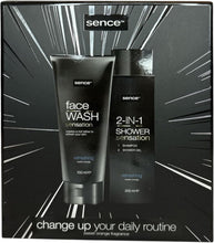 Carregar imagem no visualizador da galeria, Set de Cuidado Diario con Aroma a Naranja Dulce - Gel de Ducha y Champú 2 en 1 (200 ml) + Limpiador Facial Suave (150 ml) - 2 Piezas Vegan
