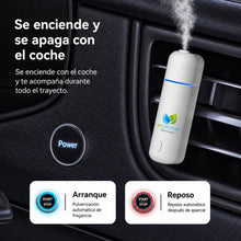 Carregar imagem no visualizador da galeria, Aromatizador de carro DriveSense, preto, difusor de aroma ultrassônico USB-C sem água, 2 níveis de intensidade, kit com 6 fragrâncias de 5ml com cobertura de 12m³ (preto, 6 unidades de 5ml)
