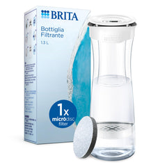 Brita Fill&Serve - Botella con filtro 1.3 L, color blanco y grafito