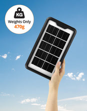 Carregar imagem no visualizador da galeria, QWORK® Mini Panel Solar USB para Teléfono - 3.5W 6V 600mA Impermeable IP65 - para Senderismo, Camping, Actividades al Aire Libre
