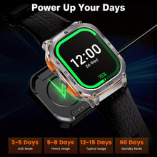 Carregar imagem no visualizador da galeria, KOSPET Tank M3 Ultra Prateado - Relógio Inteligente para homem, 1.96&quot; AMOLED, GPS, Bluetooth, Resistente 5ATM, Corpo em Aço Inoxidável, 170+ Modos Desportivos, Android/iOS
