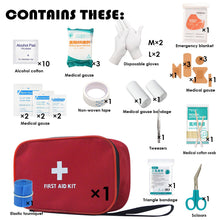 Carregar imagem no visualizador da galeria, LURNODY Botiquín de Primeros Auxilios para Exteriores Botiquin Casa Botiquin de Primeros Auxilios, Accesorio de Primeros Auxilios para Exteriores Casa Viajes Escuela Oficina Etc
