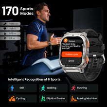 Carregar imagem no visualizador da galeria, KOSPET Tank M3 Ultra Prateado - Relógio Inteligente para homem, 1.96&quot; AMOLED, GPS, Bluetooth, Resistente 5ATM, Corpo em Aço Inoxidável, 170+ Modos Desportivos, Android/iOS
