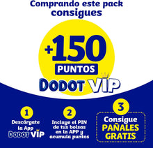 Carica l'immagine nel visualizzatore di Gallery, Dodot Fraldas Bebé Cuidado Total, Tamanho 2 (4-8 kg), 150 Fraldas + Oferta de 10 Toalhitas Aqua Pure 99% Água, Proteção Delicada da Pele, Pacote Mensal
