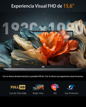 Carregar imagem no visualizador da galeria, AOC Ordenador Portatil con Intel 7 [Supera al Celeron] (hasta 3,6 GHz) Notebook 15,6 Pulgadas, 16GB RAM 512GB SSD(hasta 2TB), 1080P, Portátil Negocios, 5G WiFi,BT5.2,Tipo C,USB,HDMI,Carcasa Metálica
