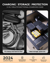 Carregar imagem no visualizador da galeria, imuto Pilas Recargables AA 1,5 V 3600mWh Batería de Litio Alta Capacidad más de 1600 ciclos con Carga rápida Negra Cargador de Pantalla LED
