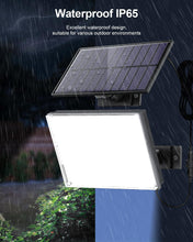 Carregar imagem no visualizador da galeria, SIGRILL Focos Exterior Solares, 172LED Luz Solar Exterior con Sensor de Movimiento 3 Modos, IP65 Lampara Solar con Mando a Distancia, 6000K Luz Solar Exterior Jardin Garajes
