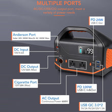 Carregar imagem no visualizador da galeria, HTDRE Estación de energía portátil con generador Solar de 150.000 mAh, batería de Respaldo, Fuente de alimentación para Aventuras al Aire Libre, Viajes y acampadas.
