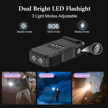 Carregar imagem no visualizador da galeria, Cargador solar de 66800 mAh, manivela de mano integrada y 4 cables de 22,5 W de carga rápida, 6 salidas y 4 entradas SOS/estroboscópico/linternas de camping fuertes, brújula solar portátil (negro)
