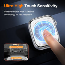 Carregar imagem no visualizador da galeria, TOCOL 6 Piezas Protector de Pantalla para Apple Watch Series SE/6/5/4 44mm, Resistente a los Arañazos, Sin Burbujas, HD Transparente, Protector de Pantalla TPU Flexible de Cobertura Total
