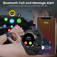 Carregar imagem no visualizador da galeria, Kospet Tank S1 Negro - Relógio Inteligente para mulher ou homem, 1.3&quot; AMOLED, Smartwatch com Chamadas Bluetooth e Whatsapp Notificação, Resistente a Água 5ATM
