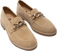 Carregar imagem no visualizador da galeria, CAPRICE FOOTWEAR Loafer AVA Mujer Mocasines Cuero Crute Auténtico Elegantes Slip-On con Cadena Vogue Comodidad Diaria
