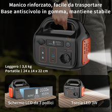 Carregar imagem no visualizador da galeria, Central Eléctrica Portátil: 296WH Batería de Copia de Seguridad Estación de Energía Portátil PD/AC/DC/USB Acumulador de Energía 300W Generador Solar para Camping Viaje Emergencia
