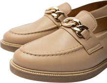 Carregar imagem no visualizador da galeria, CAPRICE FOOTWEAR Loafer AVA Mujer Mocasines Cuero Anilina Auténtico Elegantes Slip-On con Cadena Vogue Comodidad Diaria
