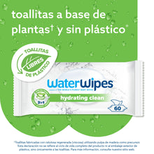 Carregar imagem no visualizador da galeria, WaterWipes Limpieza Hidratante Toallitas para Bebé, 720 Toallitas (12 Pack), con 99% de Agua y Extracto de Aloe Vera, Toallitas húmedas para Rostro y Cuerpo
