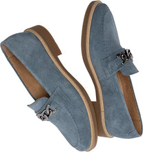 Carregar imagem no visualizador da galeria, CAPRICE FOOTWEAR Loafer AVA Mujer Mocasines Cuero Crute Auténtico Elegantes Slip-On con Cadena Vogue Comodidad Diaria
