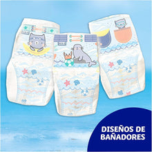 Carregar imagem no visualizador da galeria, Dodot Fraldas de banho para bebé Splashers, tamanho 3-4 (6-11 kg), 48 fraldas descartáveis com proteção contra fugas na água
