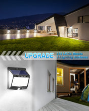Carregar imagem no visualizador da galeria, SEZAC Luz Solar Exterior [6 Paquete/3 Modes] 270° Súper Brillante Focos Led Exterior Solares con Sensor de Movimiento, IP65 Luces Solares Led exterior Jardin para Garajes, Caminos, Puertas Delanteras
