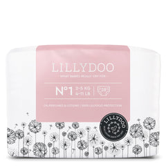 Pañales hipoalergénicos LILLYDOO, talla 1 (2-5 kg), 28 unidades