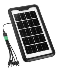 QWORK® Mini Panel Solar USB para Teléfono - 3.5W 6V 600mA Impermeable IP65 - para Senderismo, Camping, Actividades al Aire Libre