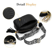 Carregar imagem no visualizador da galeria, Wuciray Bolso Bandolera Mujer Negro Malas Senhora Cuero PU con Correa Ancha Crossbody Bag Bolsos Mujer Bandolera para Mujer Bolso Negro Mujer Bolsos Bandolera Mujer
