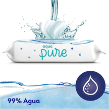 Carregar imagem no visualizador da galeria, Dodot Toallitas Aqua Pure para Bebé, 99% Agua, 672 Toallitas, 14 Paquetes (14 x 48) de Toallitas para Bebé
