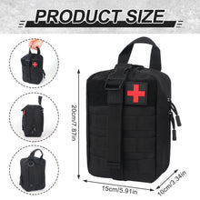 Carregar imagem no visualizador da galeria, DAJASD Botiquín De Primeros Auxilios, 54PCS Botiquín Primeros Auxilios Completo, Kit de Primeros Auxilios, Botiquín de Emergencias para Coche Camping Mochilero Senderismo Caza
