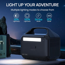 Carregar imagem no visualizador da galeria, Daran - Estación de energía portátil de 300 W, generador de batería LiFePO4 de 268.8 Wh (sobretensión) de 260 W, generador solar con carga rápida USB-C PD60 W, toma de CA de onda sinusoidal pura,
