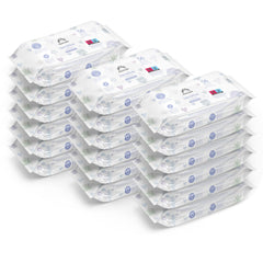 Marca Amazon - Mama Bear Toallitas para bebés sensibles, Sin fragancia, 1008 Unidad, 18 Paquetes de 56