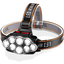 Carregar imagem no visualizador da galeria, DAWINSIE Linterna Frontal LED Recargable, Alta Potencia, Cabeza con 4 Modos, Alcance de 500M, con Impermeable IPX20 para Casco, Pesca, Bicicleta, Camping y Caza
