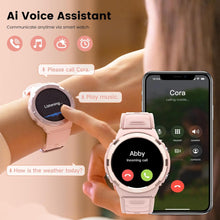 Carregar imagem no visualizador da galeria, Kospet Tank S1 Rosa, Smartwatch com AMOLED de 1,3&quot;, Certificação Militar, Proteção IP69K, Resistencia 5ATM, com Chamada Bluetooth, Relógio Esportivo, Monitor de Frequência Cardíaca 24 horas, SpO2, Monitor de Sono, 70 Modos Esportivos para Android iOS
