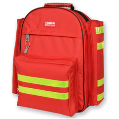GIMA Mochila GIMA Logic-1 40 cm de largo x 20 cm de ancho x 47 cm de alto, rojo, emergencia, trauma, rescate, médico, primeros auxilios, enfermera, bolsa de bolsillo paramédico