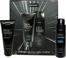 Carregar imagem no visualizador da galeria, Set de Cuidado Diario con Aroma a Naranja Dulce - Gel de Ducha y Champú 2 en 1 (200 ml) + Limpiador Facial Suave (150 ml) - 2 Piezas Vegan
