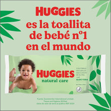 Carica l'immagine nel visualizzatore di Gallery, Huggies Natural Care Toalhitas para bebé, pack 10x56
