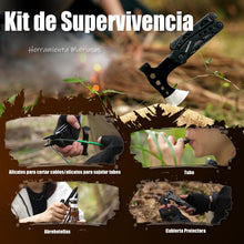 Carregar imagem no visualizador da galeria, Accesorios Multiherramienta para Acampar, Regalos para Hombres 16en1 Herramienta Multiuso con Hacha Supervivencia, Alicates de Martillo, Destornilladores, Abrebotellas Regalo Dia Del Padre
