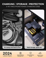 Carregar imagem no visualizador da galeria, imuto Pilas Recargables AA 1,5 V 3000mWh Batería de Litio Alta Capacidad más de 1600 ciclos con Carga rápida Negra Cargador de Pantalla LED
