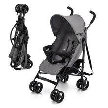 Carregar imagem no visualizador da galeria, Kinderkraft TIK Silla de Paseo, Carrito para bebé, Posición reclinada y Tumbada, Carro Plegable, Ligero - 6,5kg, Material Impermeable, Gris
